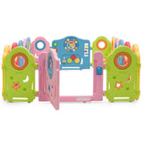 NNECW 16 Panel Baby Playpen with Safety Lock & Lovely Toys for Children