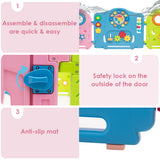 NNECW 16 Panel Baby Playpen with Safety Lock & Lovely Toys for Children