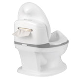 NNECW Realistic Potty Training Toilet with Built-in Wipe Compartment for Toddlers &amp Kids-Grey