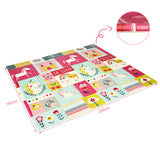 NNECW Foldable and Reversible Baby Play Mat with Non-Toxic Material for Indoor and Outdoor Use