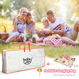 NNECW Foldable and Reversible Baby Play Mat with Non-Toxic Material for Indoor and Outdoor Use
