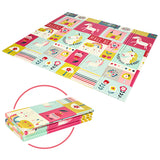 NNECW Foldable and Reversible Baby Play Mat with Non-Toxic Material for Indoor and Outdoor Use