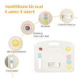 NNECW 16-Panel Foldable Baby Playpen with Safety Lock and Non-slip Foot Mats
