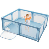 NNECW Kids Safety Play Yard Activity Center for Infants-Blue