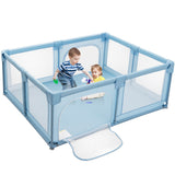 NNECW Kids Safety Play Yard Activity Center for Infants-Blue