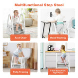 NNECW kids step stool for Toddler with Non-slip Design