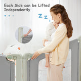NNECW 150/180/200CM Folding Bed Rail Cot Guard for Toddler -S
