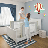 NNECW 150/180/200CM Folding Bed Rail Cot Guard for Toddler -S