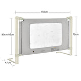 NNECW 150/180/200CM Folding Bed Rail Cot Guard for Toddler -S