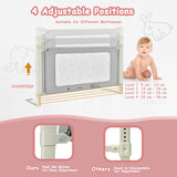 NNECW 150/180/200CM Folding Bed Rail Cot Guard for Toddler -M