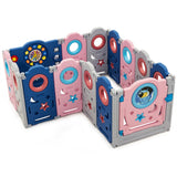 NNECW Multifunctional Baby Playpen with Door Lock for Living Room