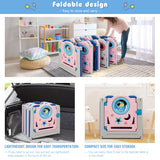 NNECW Portable Baby Playpen with Door Lock for Living Room
