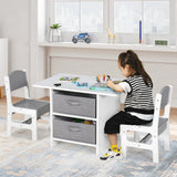 NNECW Kids Activity Desk and Chair set with Large Storage Space for Preschool