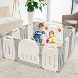 NNECW Kids Activity Play Yard with Adjustable Shape