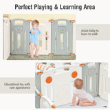 NNECW Kids Activity Play Yard with Adjustable Shape