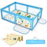 NNECW 206 x 146cm Baby Playpen As Activity Centre-Blue
