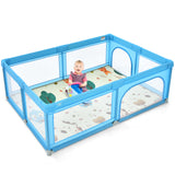 NNECW 206 x 146cm Baby Playpen As Activity Centre-Blue
