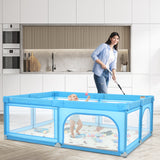 NNECW 206 x 146cm Baby Playpen As Activity Centre-Blue