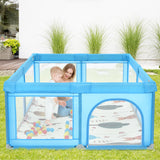 NNECW 206 x 146cm Baby Playpen As Activity Centre-Blue