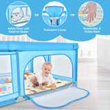 NNECW 206 x 146cm Baby Playpen As Activity Centre-Blue