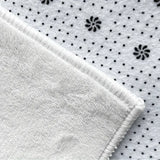 NNETM Merry Christmas Kitchen Rug - Festive Red and Green Polka Dots