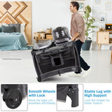NNECW 4-IN-1 Baby Portacot with Carry Bag & Foldable Bassinet