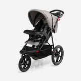 NNECW Jogging Baby Stroller with Canopy and Backrest for Babier-Gray