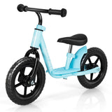 NNECW Balance Bike with Adjustable Handlebar and Seat for Toddler and Kids-Blue