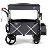 NNECW Adjustable Stroller Wagon with Ample Storage for Kids