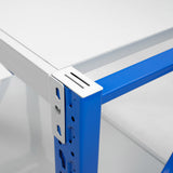 NNEDPE 1.2m Steel Garage Work Bench Table