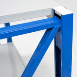 NNEDPE 1.2m Steel Garage Work Bench Table