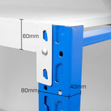 NNEDPE 1.2m Steel Garage Work Bench Table