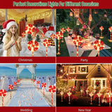 NNETM Luminous Lollipops: Festive Christmas Garden Lights Set