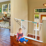 NNECW 70-119CM Adjustable Baby Safety Gate