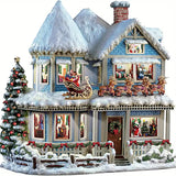 NNETM Santa Claus Hanging Christmas Tree Decoration - 10Pcs/Set
