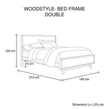 NNEDSZ Pieces Bedroom Suite King Size in Solid Wood Antique Design Light Brown Bed, Bedside Table , Tallboy & Dresser
