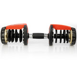 NNEDPE 2x 24kg Powertrain Adjustable Dumbbells with Stand