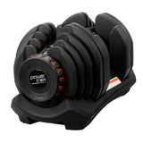 NNEDPE 2x 40kg Powertrain Adjustable Dumbbells with Stand