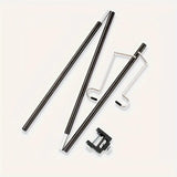 NNETM Portable Folding Lamp Pole - Lightweight Collapsible Aluminum Lantern Stand