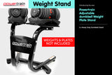 NNEDPE Powertrain Adjustable Dumbbells Stand