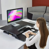 NNETM Foldable Standing Automatic Lifting Computer Table Desk
