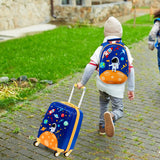 NNECW Kids Luggage Set with 4 Multidirectional wheels for Travel
