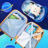 NNECW Kids Luggage Set with 4 Multidirectional wheels for Travel