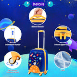 NNECW Kids Luggage Set with 4 Multidirectional wheels for Travel