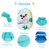 NNECW 2 Pieces Carry On Luggage Set with Flamingo Pattern for Kids