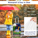 NNECW 2 Pieces Kids Carry On Luggage Set with Spinner Wheels