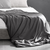 NNEIDS 121x92cm Cotton Anti Anxiety Weighted Blanket Cover Protector Grey