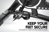 NNEDPE Powertrain Home Gym Flywheel Exercise Spin Bike - Black