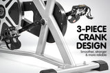 NNEDPE Powertrain Home Gym Flywheel Exercise Spin Bike - Silver