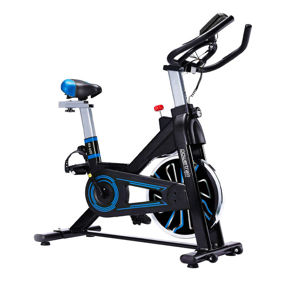 NNEDPE PowerTrain RX-600 Exercise Spin Bike Cardio Cycle - Blue